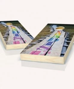 Skip's Garage Paradise Lane Cornhole Board Set, Includes 2 Boards, 8 Bags + Optional Accessories -Lawn Games Sales unnamed file 1034