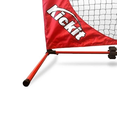 Kickit Sport Pack Family Fun Outdoor or Indoor Lawn Game with 3 to 5 Foot Adjustable Net, Nylon Shuttlecock, and Carrying Case, Red 6 Kickit Sport Pack Family Fun Outdoor or Indoor Lawn Game with 3 to 5 Foot Adjustable Net, Nylon Shuttlecock, and Carrying Case, Red - Image 4