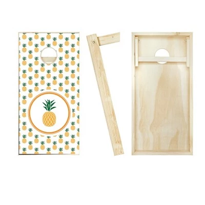 Skip's Garage Pineapple Cornhole Board Set, Includes 2 Boards, 8 Bags + Optional Accessories 4 Skip's Garage Pineapple Cornhole Board Set, Includes 2 Boards, 8 Bags + Optional Accessories - Image 2