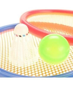 Insten Badminton Toy Set with 2 Rackets, Ball & Birdie, Games for Kids & Toddlers