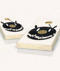 Skip's Garage Music World Cornhole Board Set, Includes 2 Boards, 8 Bags + Optional Accessories -Lawn Games Sales unnamed file 1268