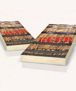 Skip's Garage Beer Barrel Cornhole Board Set, Includes 2 Boards, 8 Bags + Optional Accessories -Lawn Games Sales unnamed file 1291