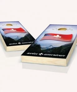 Skip's Garage Swiss American Cornhole Board Set, Includes 2 Boards, 8 Bags + Optional Accessories -Lawn Games Sales unnamed file 1298