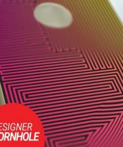 Skip's Garage Dimensions Cornhole Board Set, Includes 2 Boards, 8 Bags + Optional Accessories