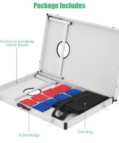 Costway Foldable Bean Bag Toss Cornhole Game Set Tailgate Regulation w/ Carrying Bag 17 Costway Foldable Bean Bag Toss Cornhole Game Set Tailgate Regulation w/ Carrying Bag -Lawn Games Sales unnamed file 143
