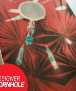 Skip's Garage Redgame Cornhole Board Set, Includes 2 Boards, 8 Bags + Optional Accessories