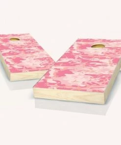 Skip's Garage Pink Camo Cornhole Board Set, Includes 2 Boards, 8 Bags + Optional Accessories -Lawn Games Sales unnamed file 1474