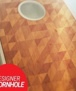 Skip's Garage Satchel Cornhole Board Set, Includes 2 Boards, 8 Bags + Optional Accessories