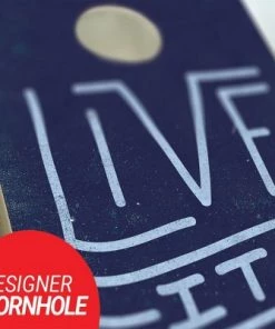 Skip's Garage Live It Up Cornhole Board Set, Includes 2 Boards, 8 Bags + Optional Accessories