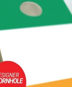 Skip's Garage Irish Cornhole Board Set, Includes 2 Boards, 8 Bags + Optional Accessories