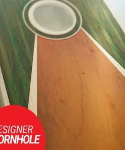 Skip's Garage Tarpis Green Cornhole Board Set, Includes 2 Boards, 8 Bags + Optional Accessories