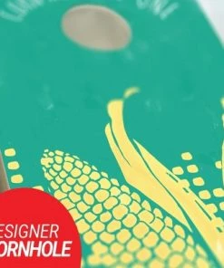 Skip's Garage Oh Shucks Cornhole Board Set, Includes 2 Boards, 8 Bags + Optional Accessories