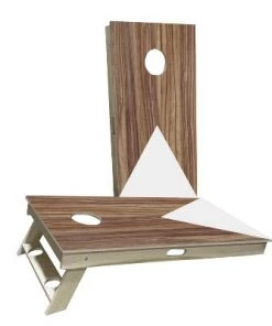 Skip's Garage Light Wood Grain White Triangle Cornhole Boards 13 Skip's Garage Light Wood Grain White Triangle Cornhole Boards -Lawn Games Sales unnamed file 175