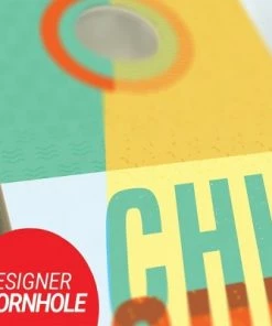 Skip's Garage Chill Cornhole Board Set, Includes 2 Boards, 8 Bags + Optional Accessories