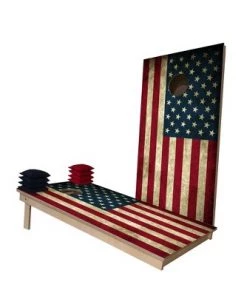 Skip's Garage American Flag Vintage Cornhole Boards -Lawn Games Sales unnamed file 178