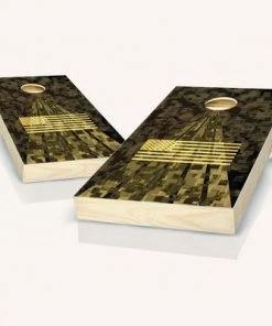 Skip's Garage Armed America Cornhole Board Set, Includes 2 Boards, 8 Bags + Optional Accessories -Lawn Games Sales unnamed file 1838