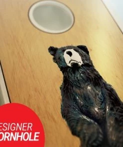 Skip's Garage Smokey Cornhole Board Set, Includes 2 Boards, 8 Bags + Optional Accessories