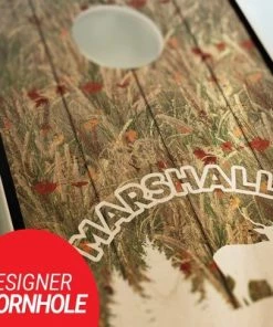 Skip's Garage Hunting Reserve Cornhole Board Set, Includes 2 Boards, 8 Bags + Optional Accessories