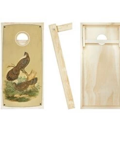 Skip's Garage Pleasant Pheasant Cornhole Board Set, Includes 2 Boards, 8 Bags + Optional Accessories -Lawn Games Sales unnamed file 1899