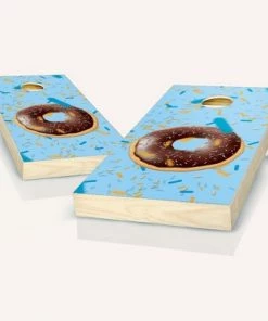 Skip's Garage Doughnut Cornhole Board Set, Includes 2 Boards, 8 Bags + Optional Accessories -Lawn Games Sales unnamed file 1920