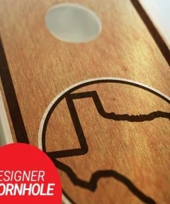 Skip's Garage Texas State Cornhole Board Set, Includes 2 Boards, 8 Bags + Optional Accessories