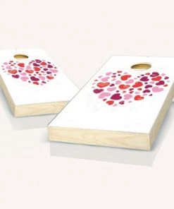 Skip's Garage Hearts Cornhole Board Set, Includes 2 Boards, 8 Bags + Optional Accessories -Lawn Games Sales unnamed file 1972