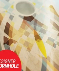 Skip's Garage Color Me Cornhole Board Set, Includes 2 Boards, 8 Bags + Optional Accessories