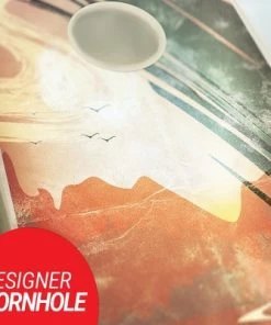 Skip's Garage American Getaway Cornhole Board Set, Includes 2 Boards, 8 Bags + Optional Accessories