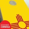 Skip's Garage New Mexico Flag Cornhole Board Set, Includes 2 Boards, 8 Bags + Optional Accessories -Lawn Games Sales unnamed file 2081