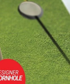 Skip's Garage Golf Cornhole Board Set, Includes 2 Boards, 8 Bags + Optional Accessories