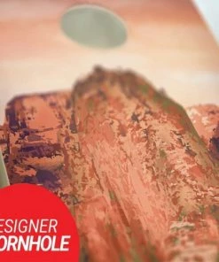 Skip's Garage Zion Cornhole Board Set, Includes 2 Boards, 8 Bags + Optional Accessories