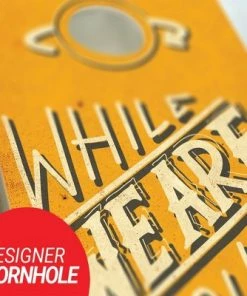 Skip's Garage While We Are Young Cornhole Board Set, Includes 2 Boards, 8 Bags + Optional Accessories