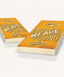 Skip's Garage While We Are Young Cornhole Board Set, Includes 2 Boards, 8 Bags + Optional Accessories -Lawn Games Sales unnamed file 2179