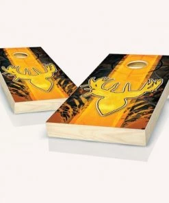 Skip's Garage Deer Sportsman Cornhole Board Set, Includes 2 Boards, 8 Bags + Optional Accessories -Lawn Games Sales unnamed file 2206