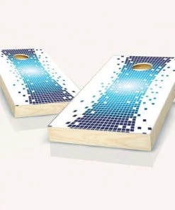 Skip's Garage Pixel Warp Cornhole Board Set, Includes 2 Boards, 8 Bags + Optional Accessories -Lawn Games Sales unnamed file 2218