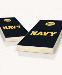 Skip's Garage US Navy Text Cornhole Board Set, Includes 2 Boards, 8 Bags + Optional Accessories -Lawn Games Sales unnamed file 2319