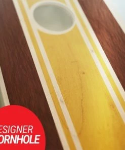 Skip's Garage Virginian Cornhole Board Set, Includes 2 Boards, 8 Bags + Optional Accessories