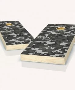Skip's Garage Gray Camo Cornhole Board Set, Includes 2 Boards, 8 Bags + Optional Accessories -Lawn Games Sales unnamed file 2415