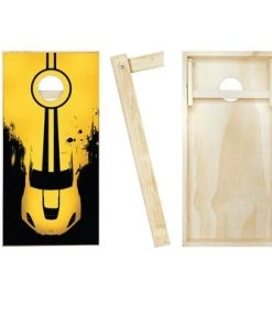 Skip's Garage Speed Cornhole Board Set, Includes 2 Boards, 8 Bags + Optional Accessories