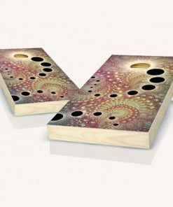 Skip's Garage Fractal Shift Cornhole Board Set, Includes 2 Boards, 8 Bags + Optional Accessories -Lawn Games Sales unnamed file 2521