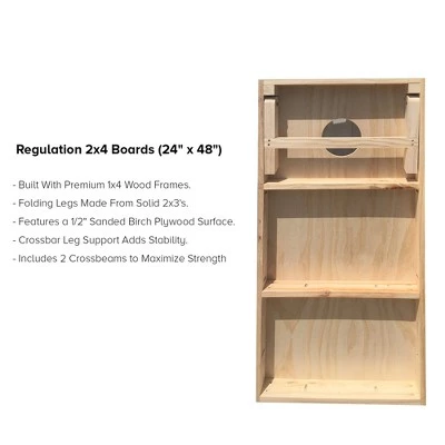 Skip's Garage Sunrise Winter Mountains Cornhole Board Set, Includes 2 Boards & 8 Bags 3 Skip's Garage Sunrise Winter Mountains Cornhole Board Set, Includes 2 Boards & 8 Bags