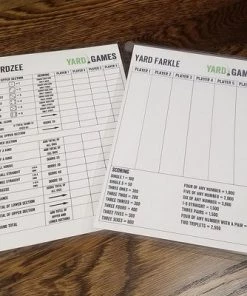 Yard Games YardGames 3.5 Inch Giant Outdoor Indoor Hand Sanded Wooden Dice Set with Laminated Scorecards and Carrying Case Fun For Kids and Adults of All Ages -Lawn Games Sales unnamed file 2707