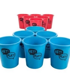 Hey! Play! Kids' and Adults Large Pong Outdoor Game Set