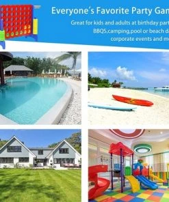 SDADI Giant 33 Inch 4-In-A-Row Hoop Connect Strategy Game and Basketball Indoor/Outdoor Family Fun Board for Toddlers, Kids, Adults, Blue and Red 8 SDADI Giant 33 Inch 4-In-A-Row Hoop Connect Strategy Game and Basketball Indoor/Outdoor Family Fun Board for Toddlers, Kids, Adults, Blue and Red -Lawn Games Sales unnamed file 2810