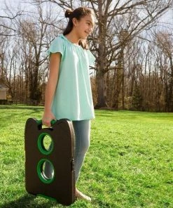 HearthSong Pick-Up-and-Go Portable Cornhole Game Set for Kids' Indoor and Outdoor Active Play, with Two Double-Holed Boards and Eight Cornhole Bags -Lawn Games Sales unnamed file 284