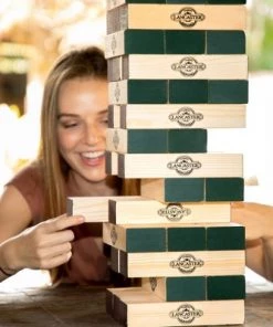 Lancaster Gaming Company Giant Oversized Wooden Jumbo Tumbling Tower Outdoor Game for Tailgating, Camping, 54 Pieces, Black & Pine 9 Lancaster Gaming Company Giant Oversized Wooden Jumbo Tumbling Tower Outdoor Game for Tailgating, Camping, 54 Pieces, Black & Pine -Lawn Games Sales unnamed file 2857