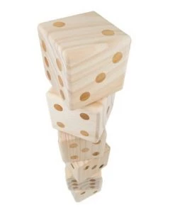Hey! Play! Giant Wooden Yard Dice Outdoor Lawn Game -Lawn Games Sales unnamed file 2874