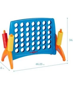 ECR4Kids Junior 4-To-Score Game-Indoor/Outdoor 4-In-A-Row for Kids & Adults