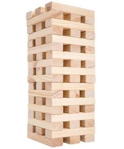 Hey! Play! Nontraditional Giant Wooden Blocks Tower Stacking Game -Lawn Games Sales unnamed file 2902