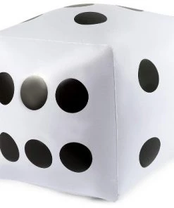 Blue Panda 8 Giant Inflatable Dice with Pump, Jumbo Dice Set, Outdoor Play Toys (3 Colors, 12 Inches)